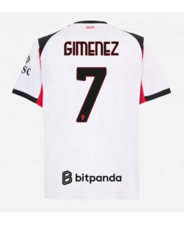 Günstige AC Milan Santiago Gimenez #7 Auswärtstrikot 2025-26 Kurzarm